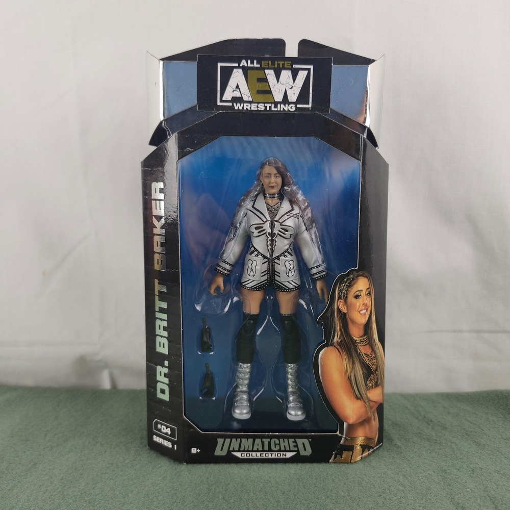 NEW SEALED Jazwares AEW Unmatched Dr.‎ Britt Baker Action Figure
